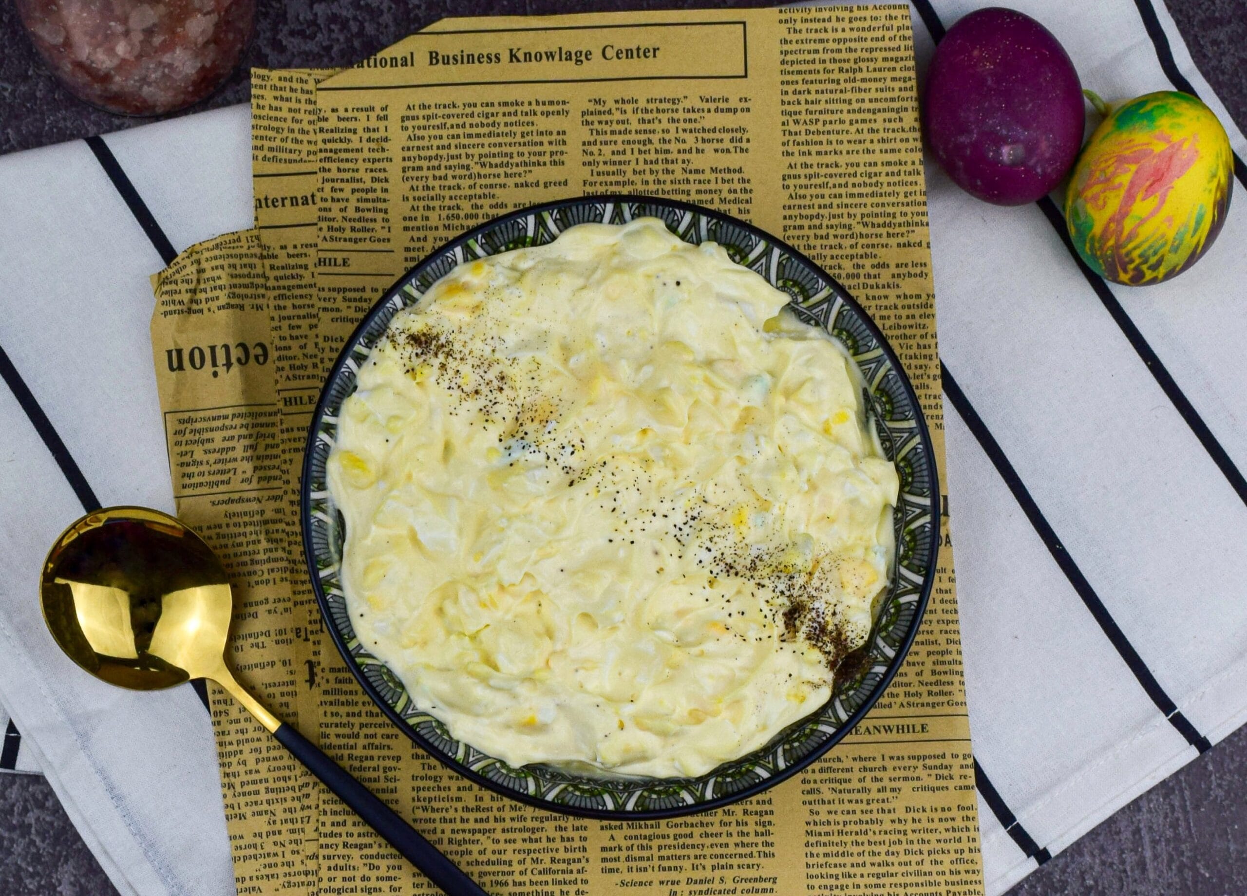 Simple and creamy egg salad